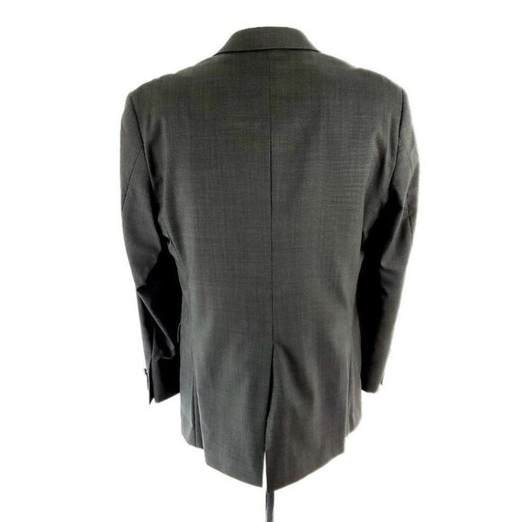 Jos A Bank Wool 2 Button Blazer 40R Gren‎ Beige Birdseye - Picture 5 of 10